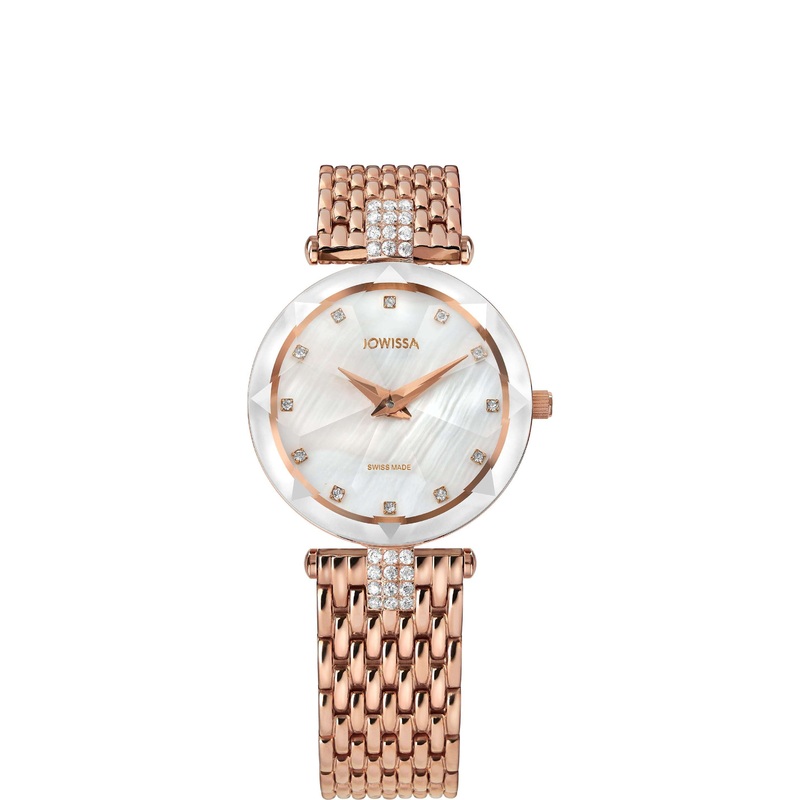 Facet Strass Swiss Ladies Watch J5.635.M
