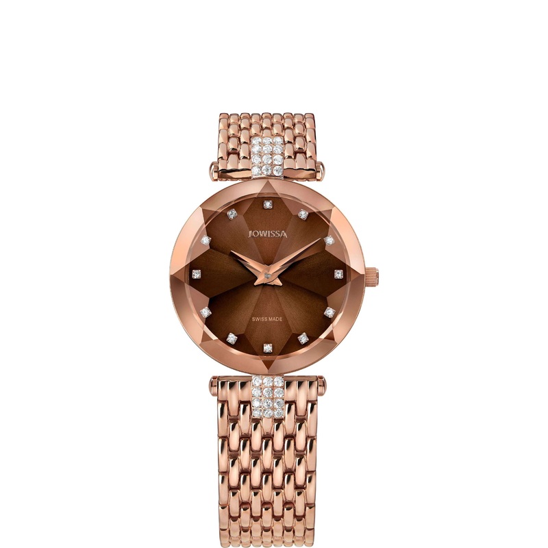 Facet Strass Swiss Ladies Watch J5.724.M