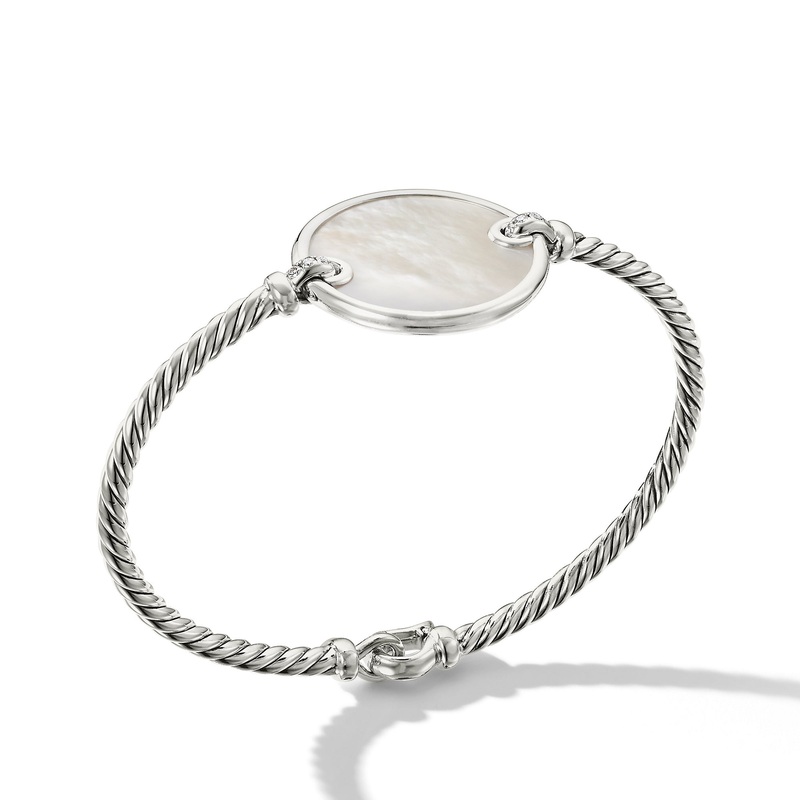 DY Elements Bracelet with Mother of Pearl and Pave Diamonds